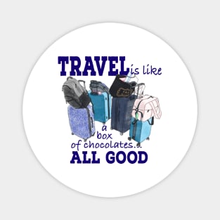 Travel Quote & Luggage Magnet